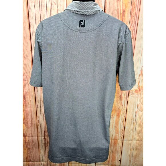 Footjoy FJ Golf Mens Athletic Fit Polo Large Solid Lisle - Picture 2 of 7